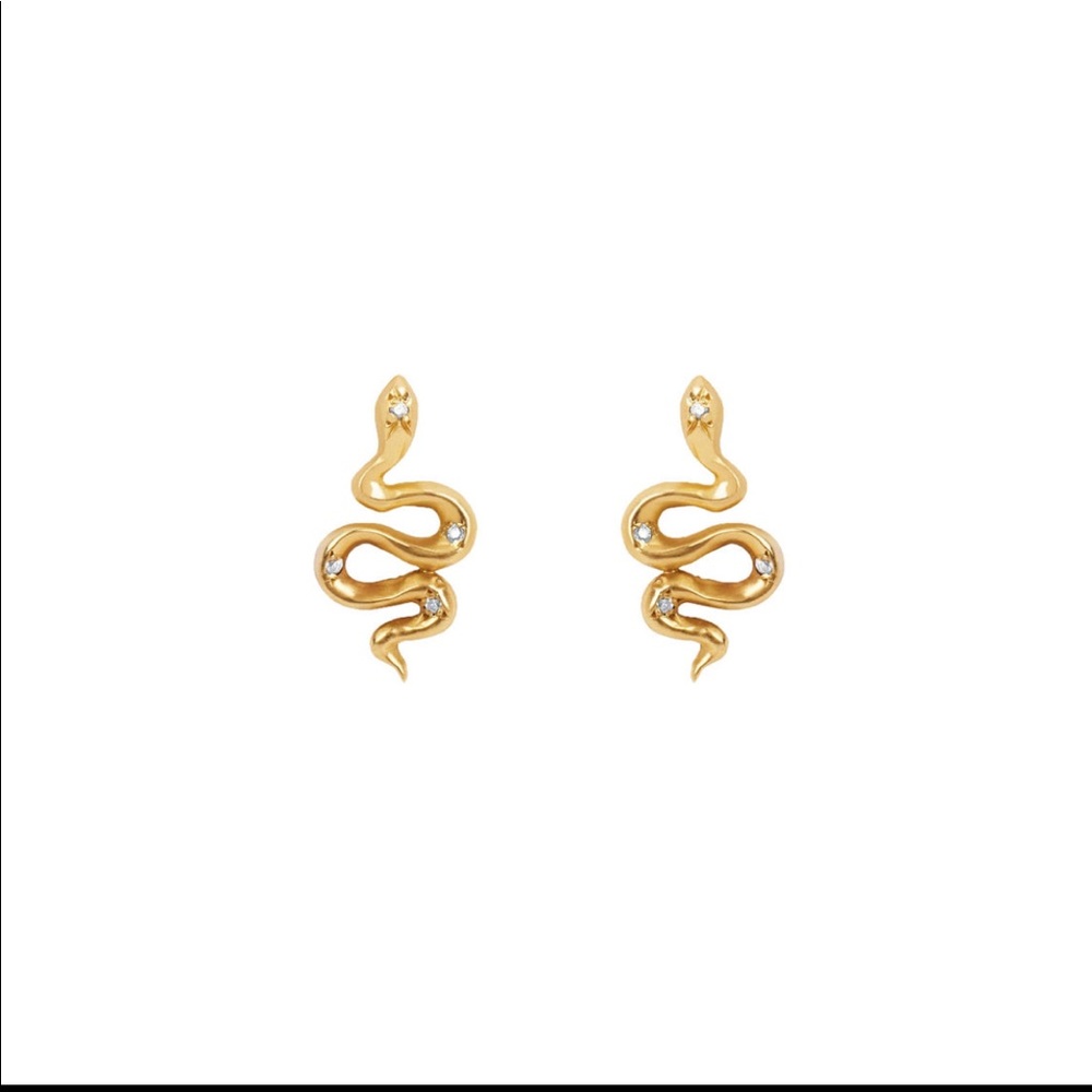 Logan Hollowell Kundalini Studs with Star Set Diamonds